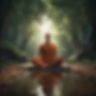 Symbolic depiction of mindfulness and meditation