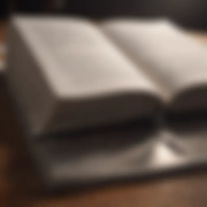 A close-up of a journal with reflective writing.