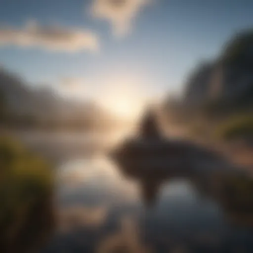 A serene landscape symbolizing inner peace and self-acceptance