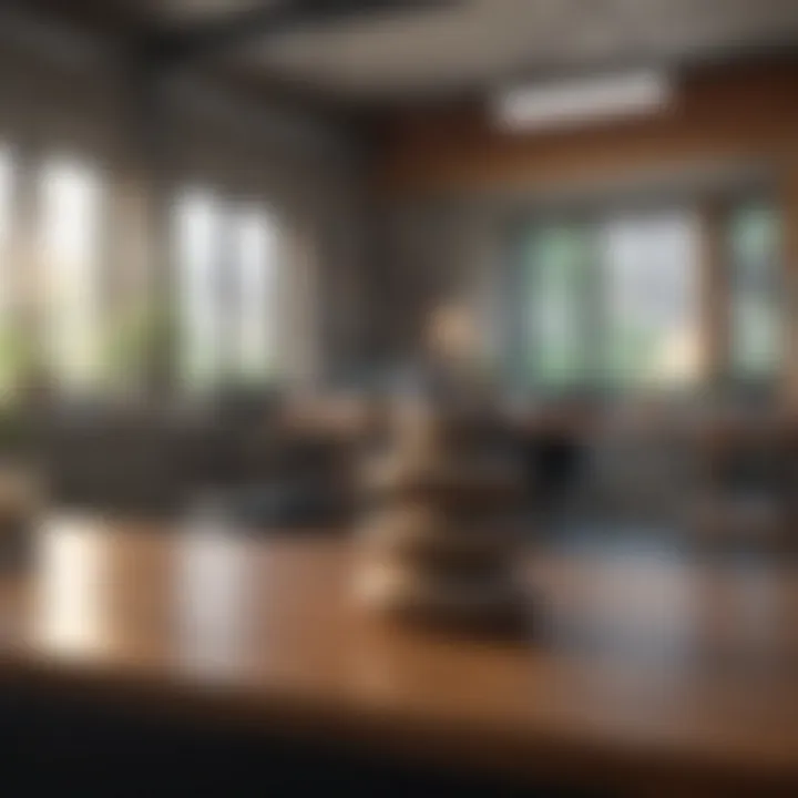 A peaceful workspace encouraging sensitivity
