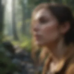 A serene landscape illustrating emotional depth