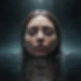 Abstract representation of sadness