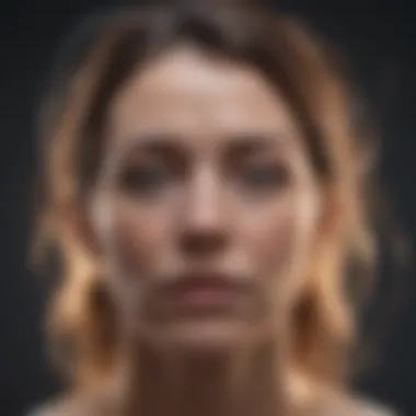 Mind-Body Connection Abstract representation of psychological and physiological connections