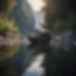 A serene landscape symbolizing inner peace and emptiness