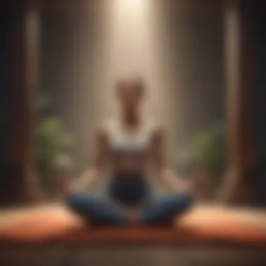 Meditation Techniques for Relief Illustration of meditation techniques for mental clarity