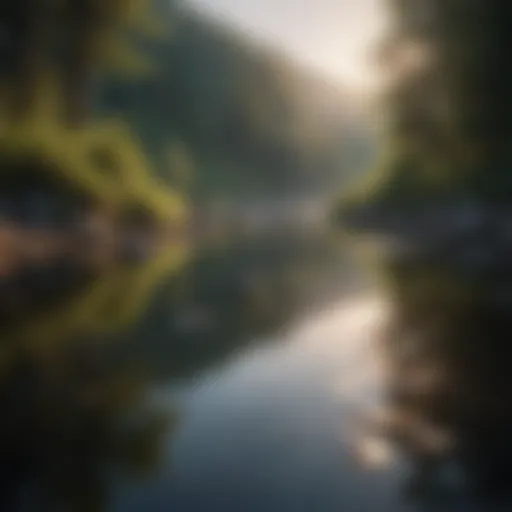 A serene landscape symbolizing inner peace