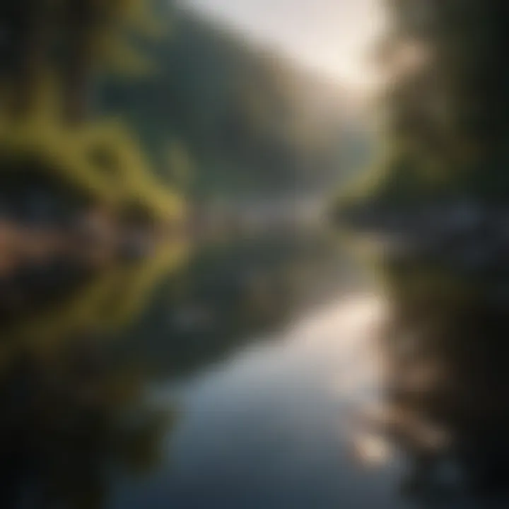 A serene landscape symbolizing inner peace