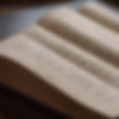 Pages of Insight An open book with notes on self-reflection