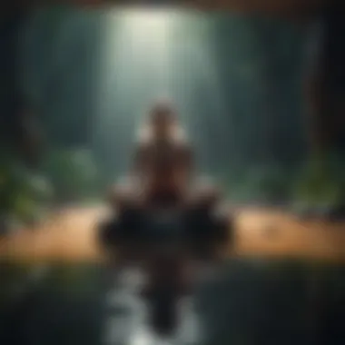 Immersion in Music for Tranquility An individual immersed in a musical experience, illustrating focus and tranquility.