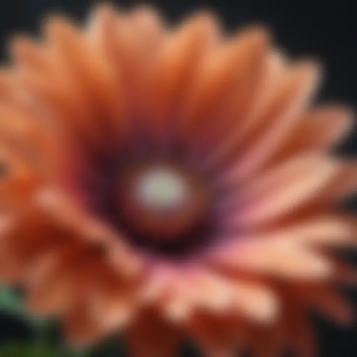 Close-up of a vibrant flower symbolizing awareness