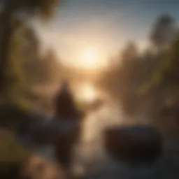 A serene landscape symbolizing peace and resolution