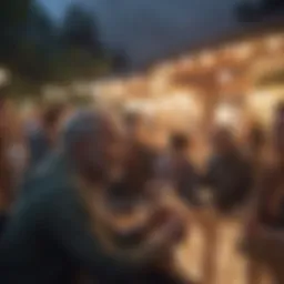Engaging conversation at a social gathering