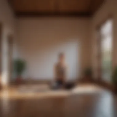 Exploring various yoga disciplines in a calming space Diverse yoga practices in a peaceful studio