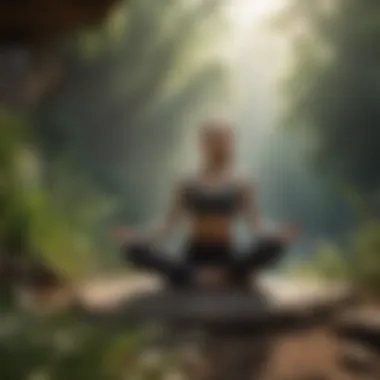 Embodying balance through yoga in a natural environment Yoga poses in harmony with nature